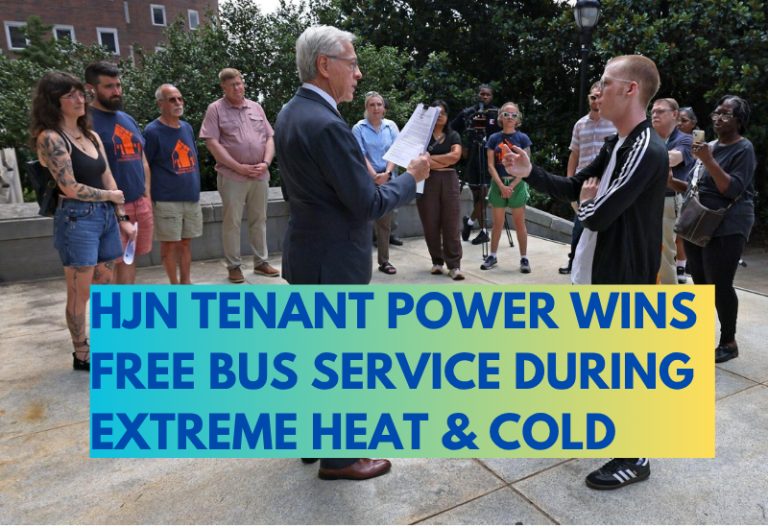 Winston-Salem Tenant Power Secures Fare-Free Buses During Climate Emergencies
